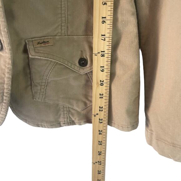 Levi Strauss Women's Size Small Corduroy Tan Button Up Jacket - Picture 7 of 7